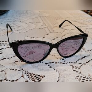 Vince Camuto Black Cat Eye Sunglasses
